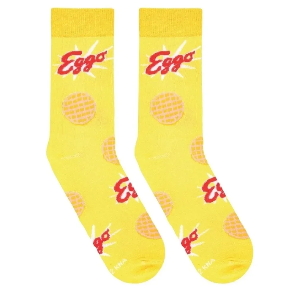 Pop Tarts & Eggo Unisex Crew Cut Socks 2Pk kellogs breakfast socks